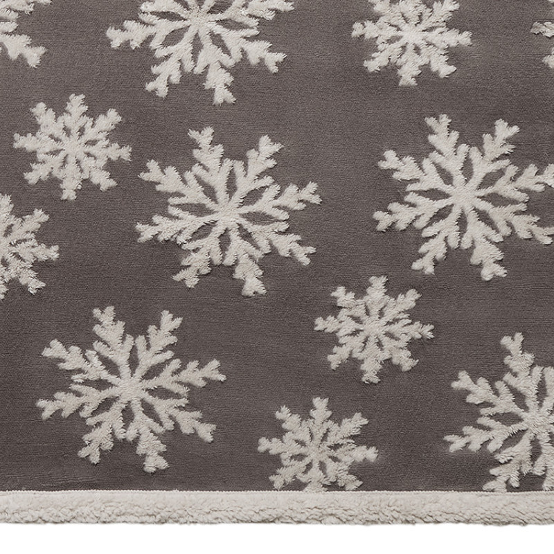 Плед Snowflake новогодний