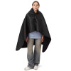Пончо Cappy с капюшоном на липучке в мешке, черный