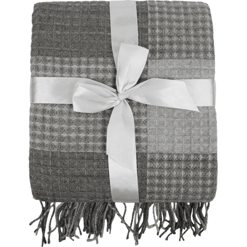 Плед акриловый Gaufre, серый