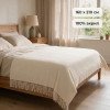 Акриловый плед Dapple 160x210 см, бежевый