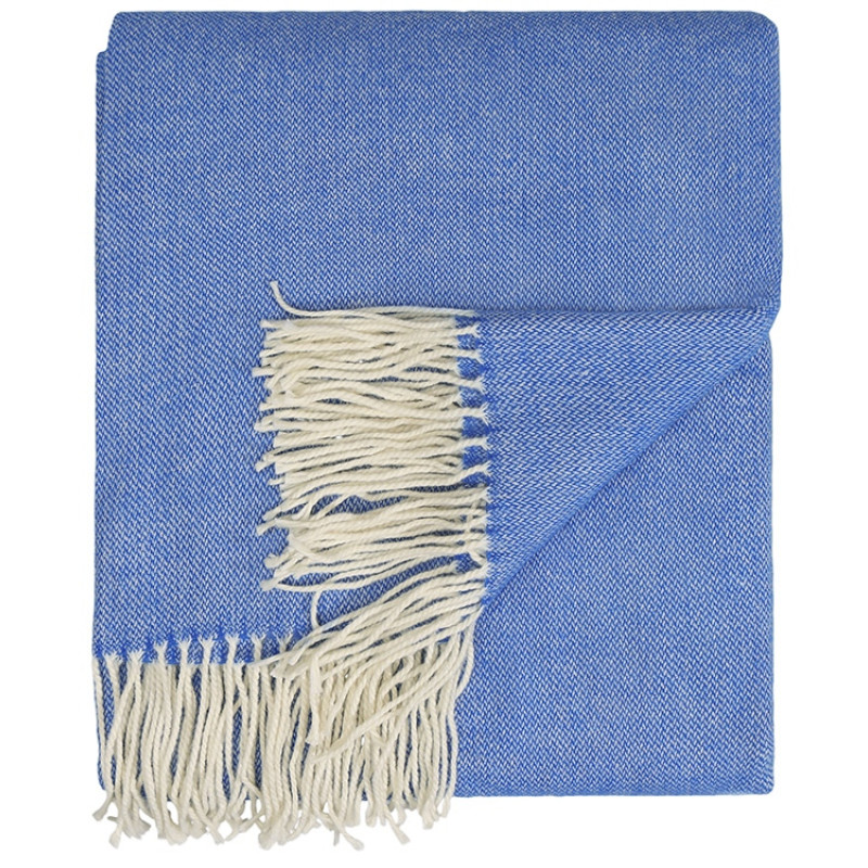 Акриловый плед Dapple 160x210 см, синий