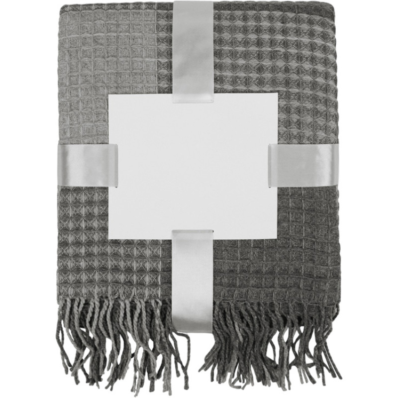 Плед акриловый Gaufre, серый