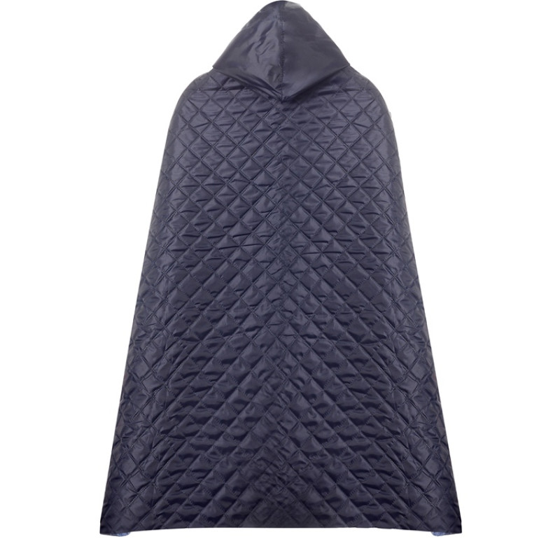 Пончо Cappy с капюшоном на липучке в мешке, темно-синий