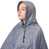 Пончо Cappy с капюшоном на липучке в мешке, серый