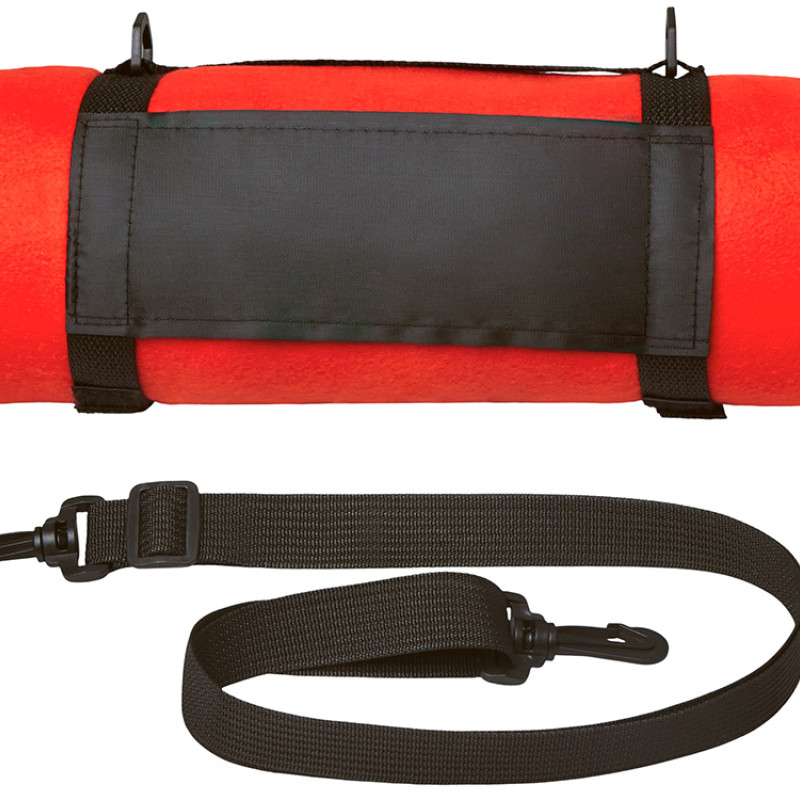 Плед «Нежность» с плечевым ремнем, красный