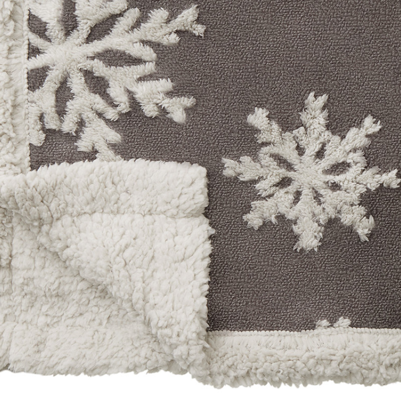 Плед Snowflake новогодний