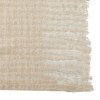 Акриловый плед Harp 130x180 см, белый/бежевый