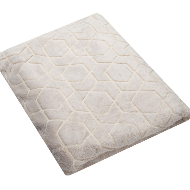 Светящийся в темноте плед Lattice бежевый