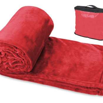 Плед «Тедди», красный