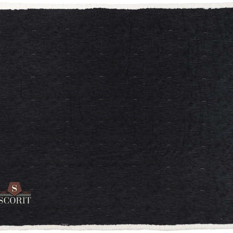 Плед из шерпы Sam, черный