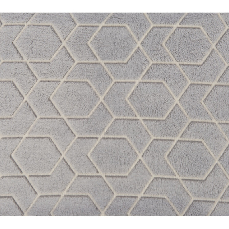 Светящийся в темноте плед Lattice серый