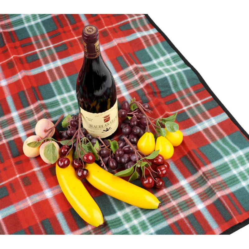 Плед «Шотландия», красный