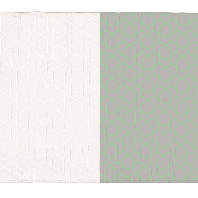 Светящийся в темноте плед Lattice белый Светящийся в темноте плед Lattice белый