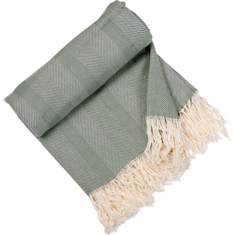 Плед Hild, темно-зеленый