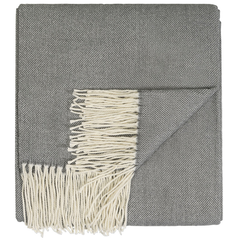 Акриловый плед Dapple 160x210 см, холодный серый