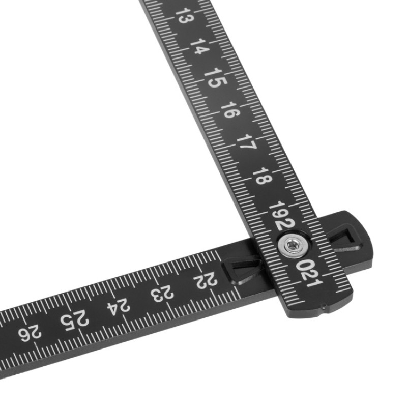 Складная линейка длиной 2 м "Plank", черный