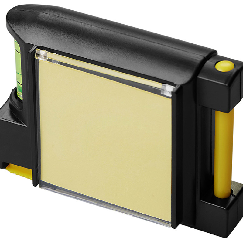 Рулетка на 2 м с уровнем и блоком для записей «Nerd»