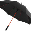 Зонт трость "Spark" полуавтомат 23", черный/красный
