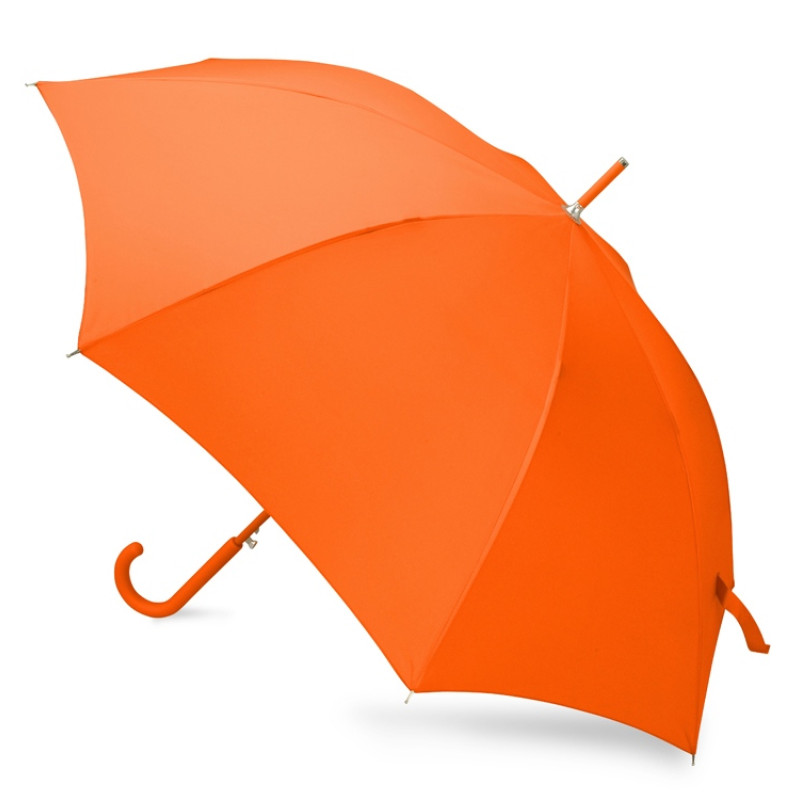Зонт-трость "Color" полуавтомат, оранжевый