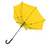 Зонт-трость полуавтомат Wetty с проявляющимся рисунком, желтый
