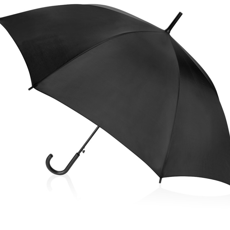 Зонт-трость "Яркость", черный