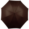 Зонт-трость полуавтоматический, коричневый Зонт-трость полуавтоматический, коричневый
