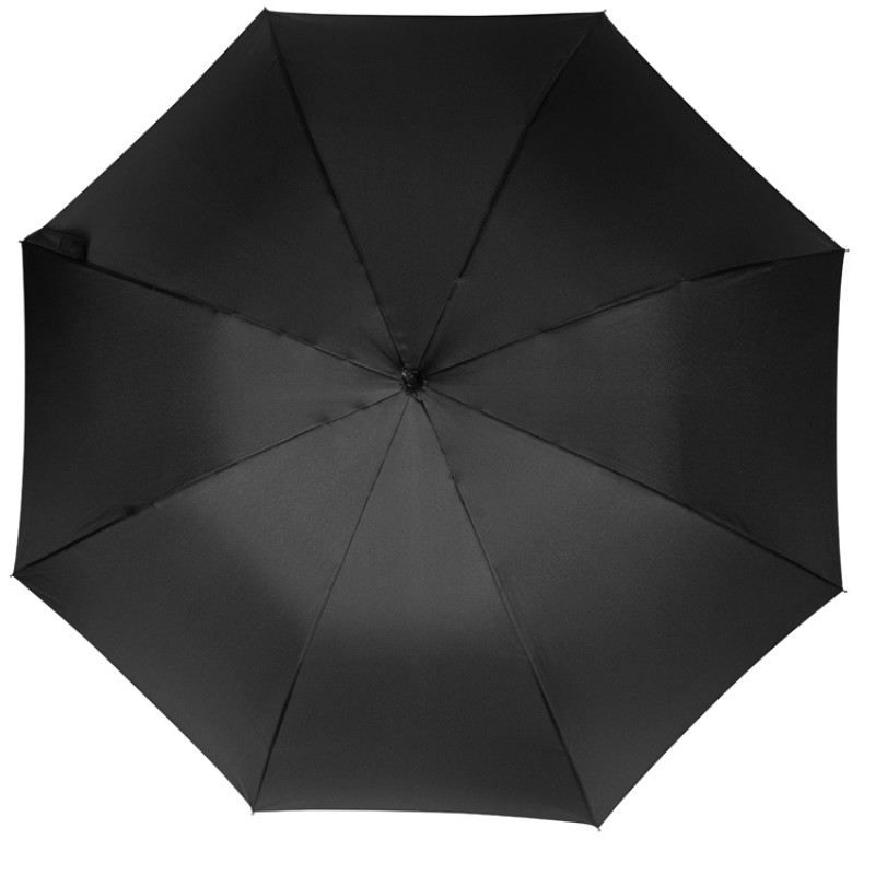 Зонт-трость 1152 Slim полуавтомат, черный
