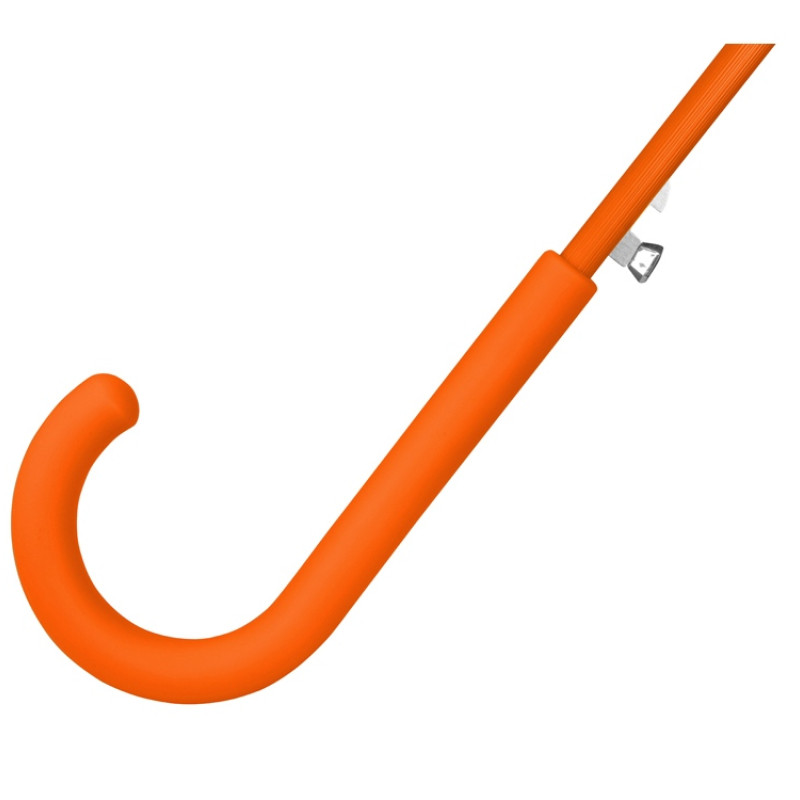 Зонт-трость "Color" полуавтомат, оранжевый