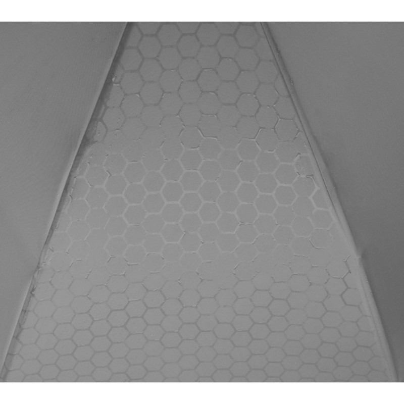 Зонт-трость полуавтомат Wetty с проявляющимся рисунком, серый