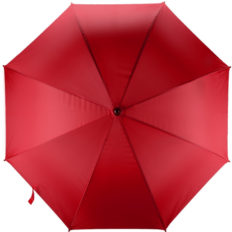 Зонт-трость полуавтоматический с деревянной ручкой