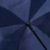Зонт-трость наоборот Inversa, полуавтомат, темно-синий