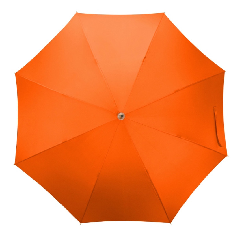 Зонт-трость "Color" полуавтомат, оранжевый