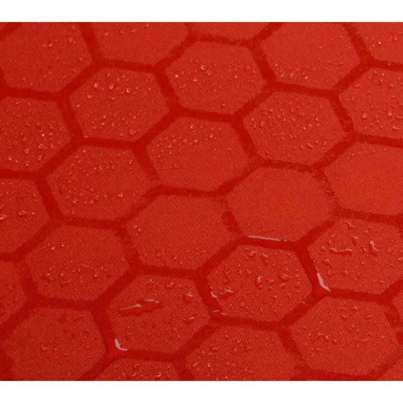 Зонт-трость полуавтомат Wetty с проявляющимся рисунком, красный