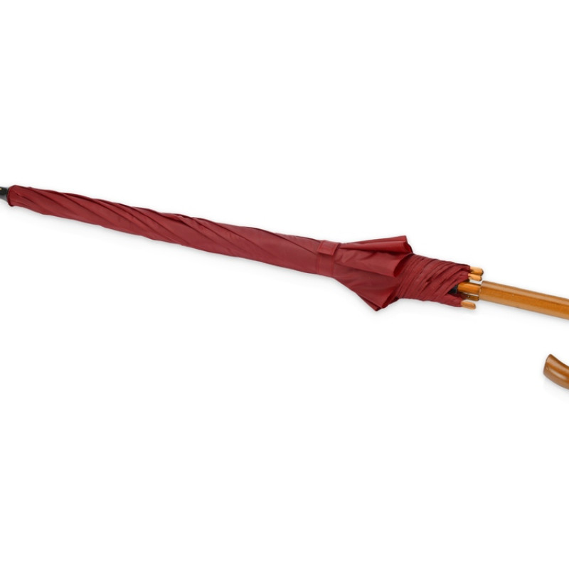Зонт-трость "Радуга", бордовый