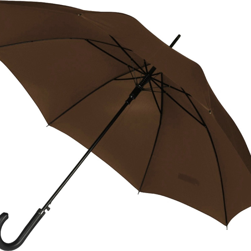Зонт-трость полуавтомат "Алтуна", темно-коричневый