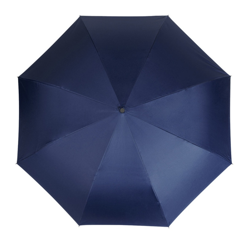 Зонт-трость наоборот Inversa, полуавтомат, темно-синий