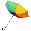 23-дюймовый ветрозащитный полуавтоматический зонт Sarah, радужный 23-дюймовый ветрозащитный полуавтоматический зонт Sarah, радужный