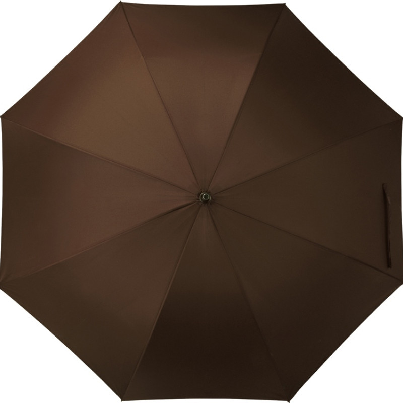 Зонт-трость полуавтомат "Алтуна", темно-коричневый
