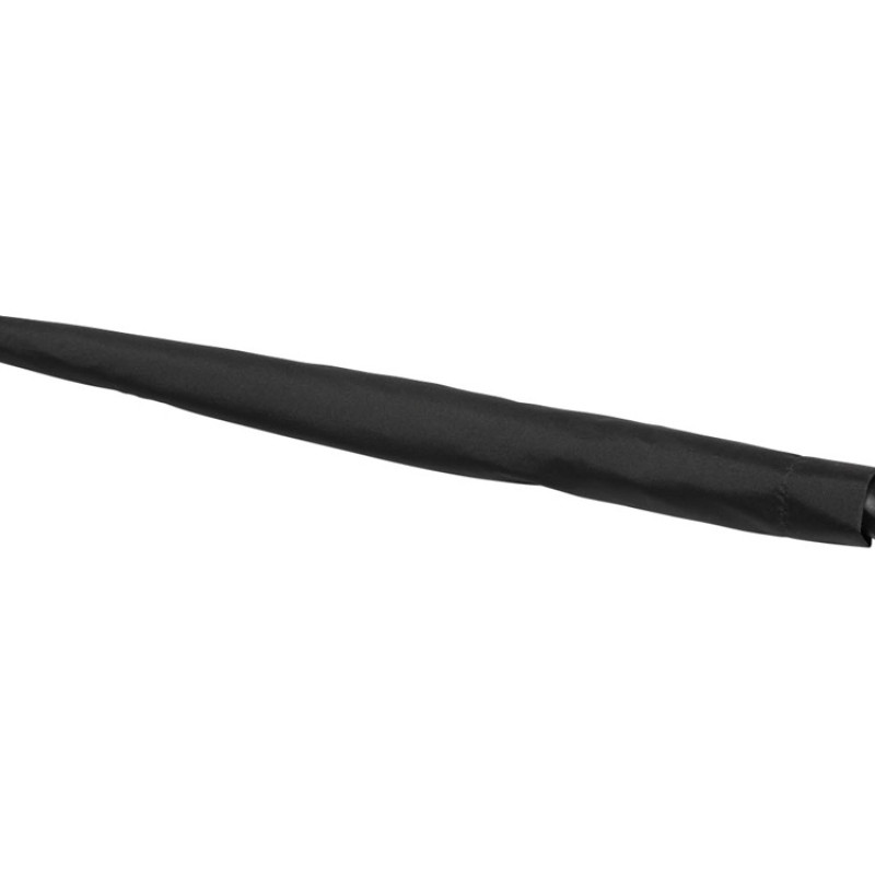 Зонт-трость "Spark" полуавтомат 23", черный/оранжевый (Р)