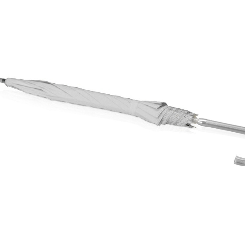 Зонт-трость полуавтомат "Майорка", серебристый