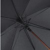 Зонт-трость 7399 Alugolf полуавтомат, черный/медный
