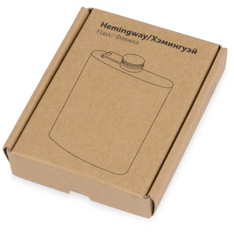 Фляжка 198 мл Hemingway, серебристый