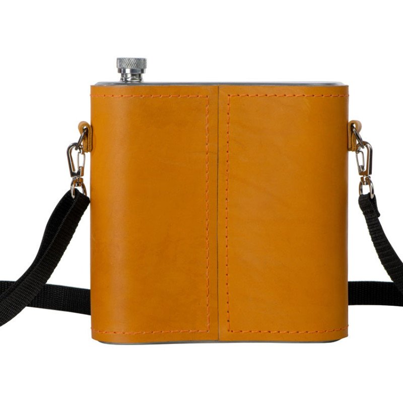 Фляга 510 (рыжая кожа), 1,5 л