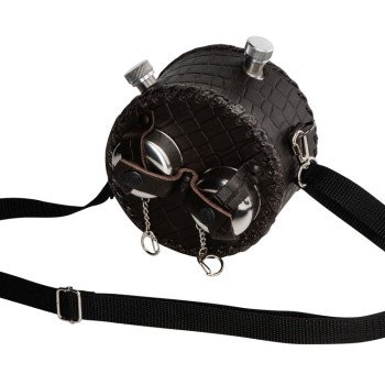 Фляга 506, 2*0,5л(круглая)+2 стаканчика