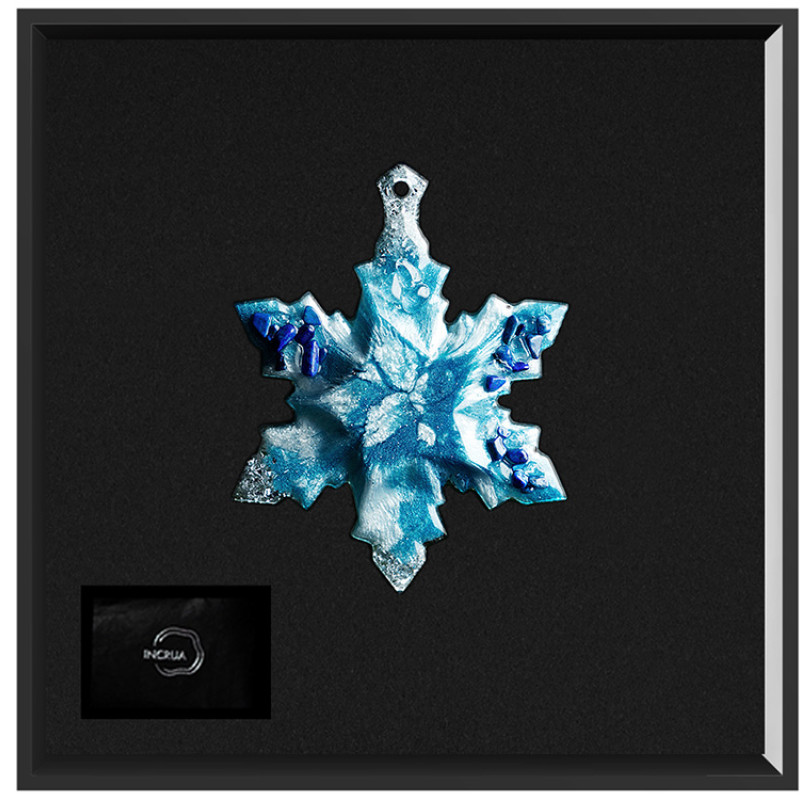 Елочные игрушки (Снежинка) Содалит