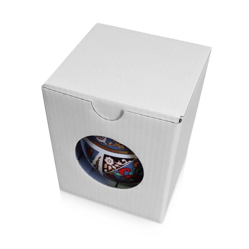 Шар Новогодний d8 см стиль Пэчворк «Новогодняя сказка»