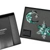 Елочные игрушки (Полумесяц+Снежинка) Авантюрин зеленый
