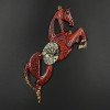 Елочные игрушки (Лошадь).Символы года Гранат