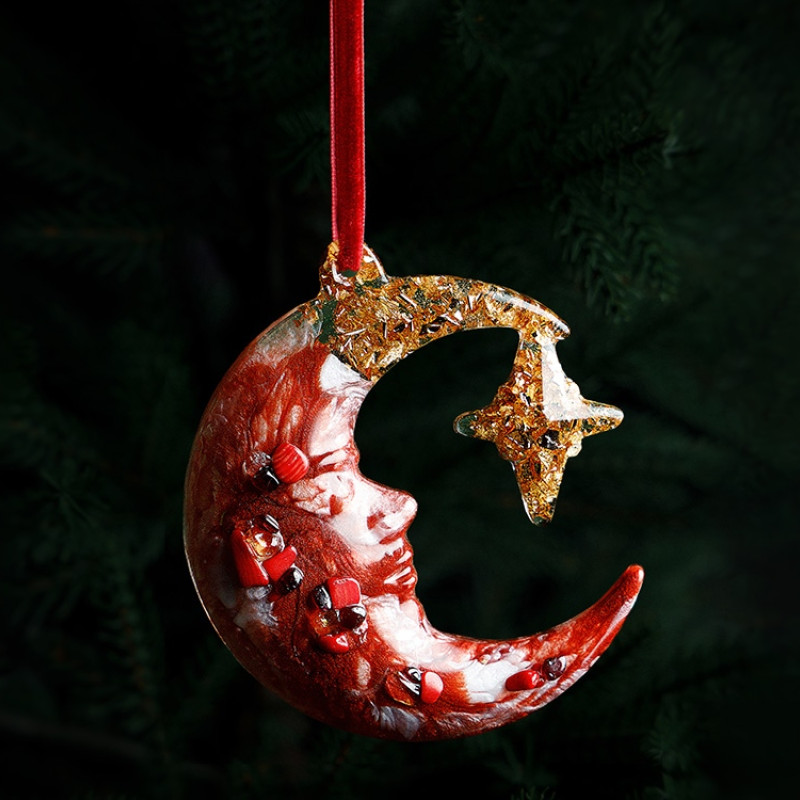 Елочные игрушки (Полумесяц) Гранат Елочные игрушки (Полумесяц) Гранат