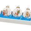 Набор новогодних игрушек, 3 шт Набор новогодних игрушек, 3 шт